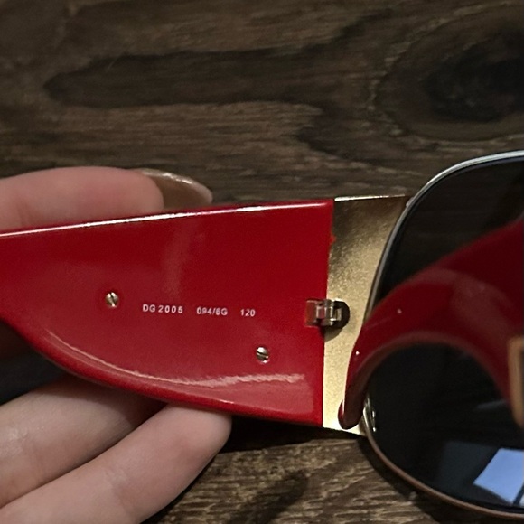 Dolce & Gabbana Rare Red Y2K Sunglasses - Picture 6 of 14